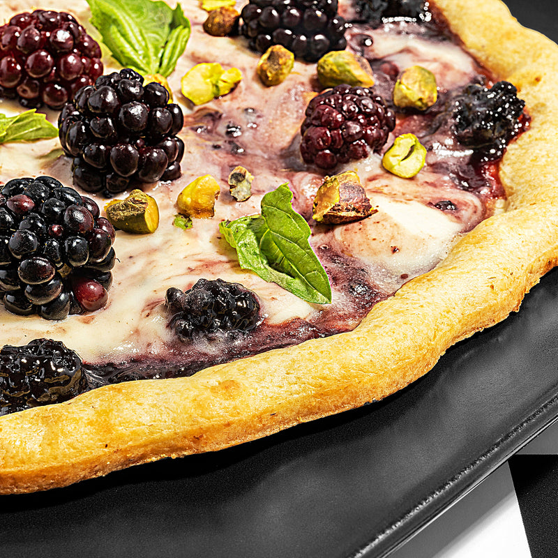 Blackberry Basil Pizza with Lemon Mascarpone