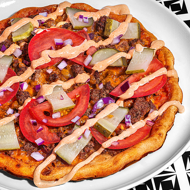 Grilled Cheeseburger Pizza