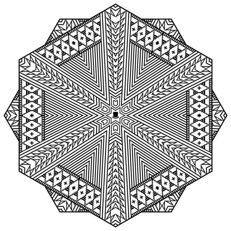 Mandala Coloring Meditation #01