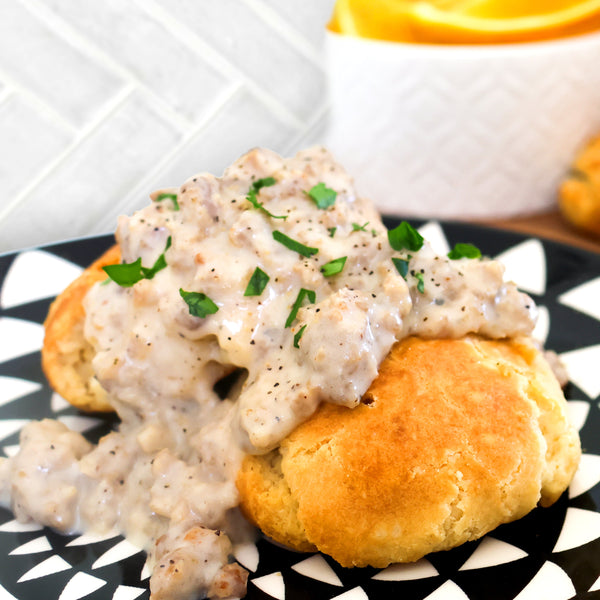 Buttermilk Biscuits & Gravy