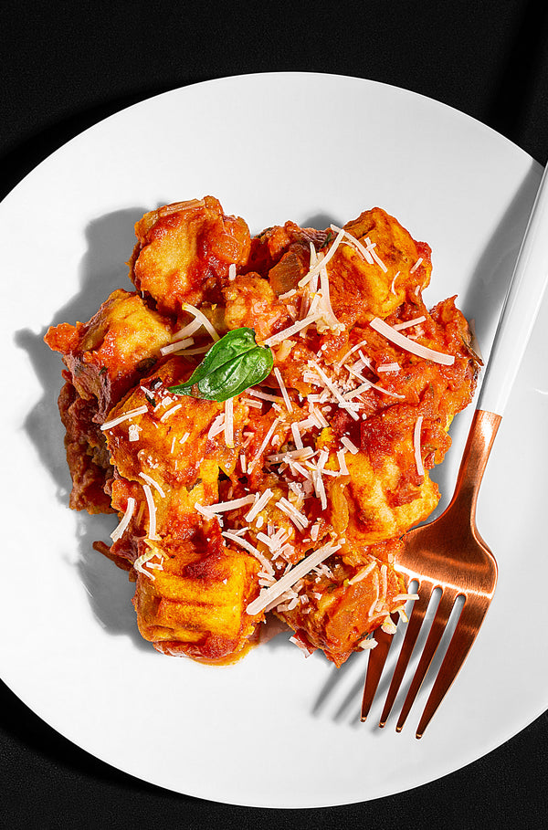 Baked Gnocchi with Paleo 'Vodka' Sauce