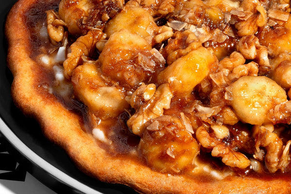 Bananas Foster Pizza