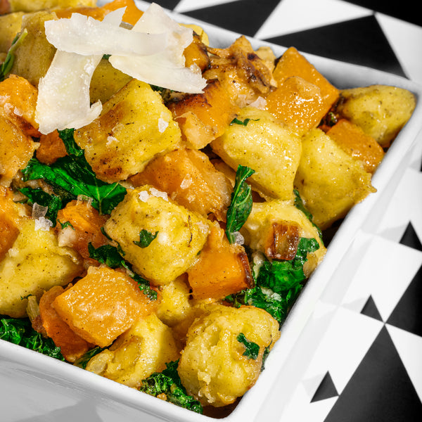 Creamy Gnocchi with Butternut Squash and Kale
