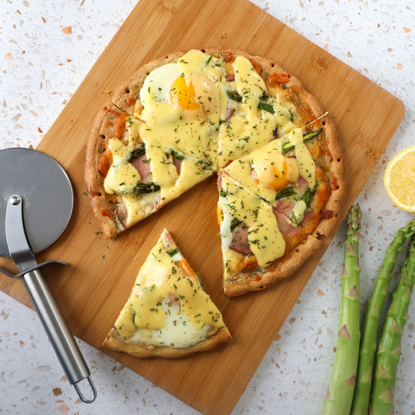 Eggs Benedict Breakfast Pizza