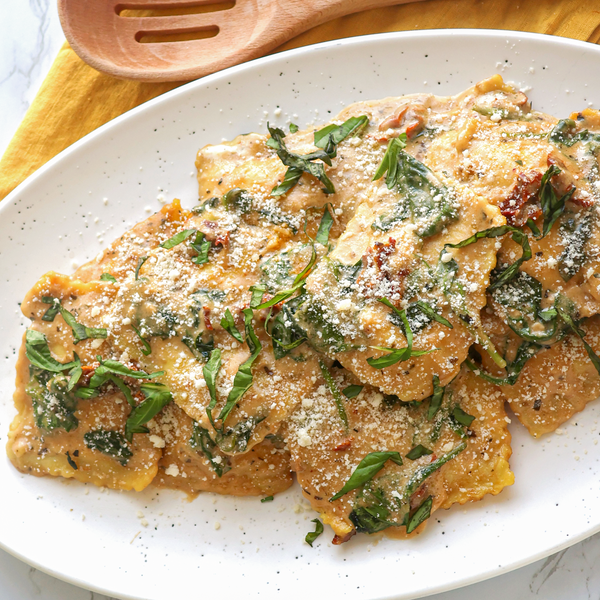Creamy Tuscan Ravioli