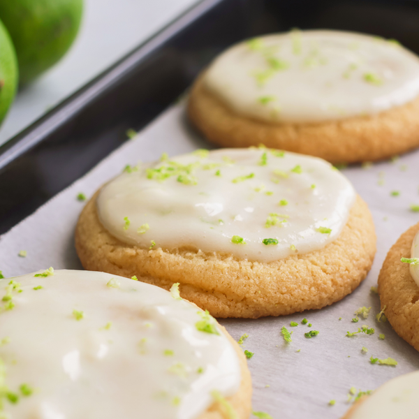 Key Lime Brown Butter Sugar Cookies