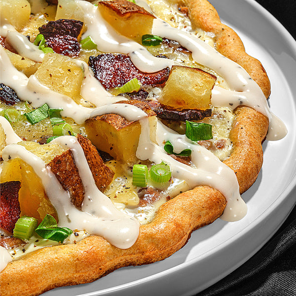 Grilled Loaded Baked Potato Pizza
