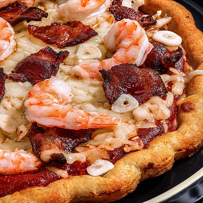 Shrimp and Bacon Pizza