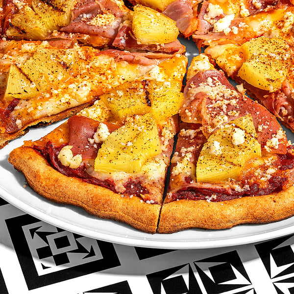 Grilled Spanish Hawaiian Pizza