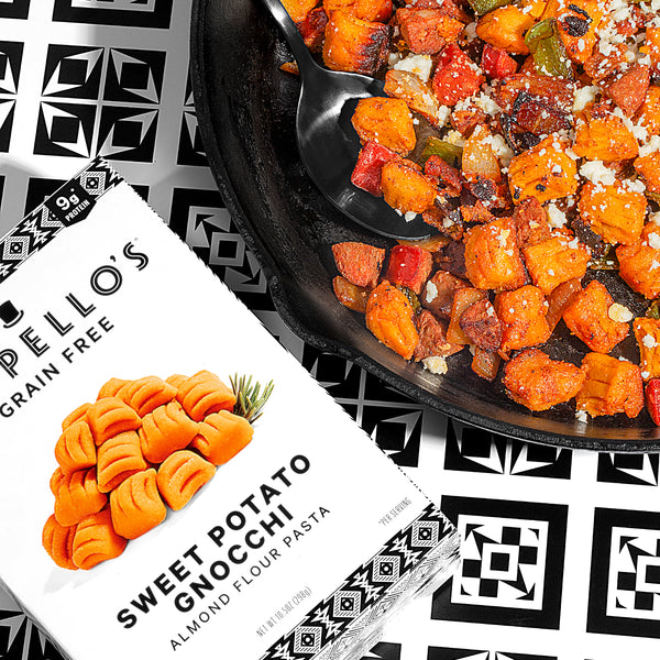 Spicy Sweet Potato Gnocchi with Chorizo