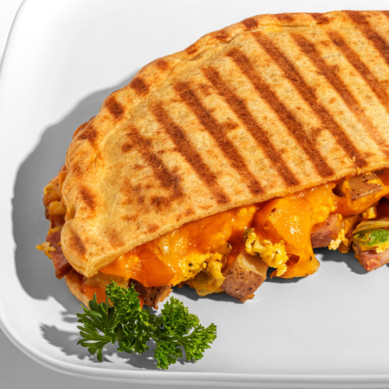 Corned Beef Hash Breakfast Sandwich