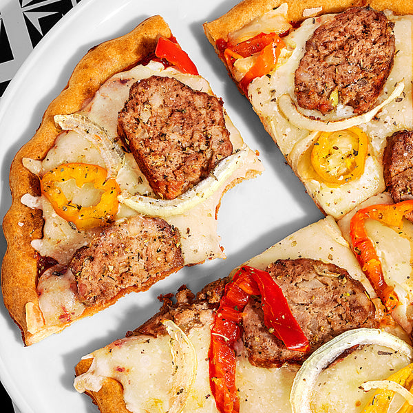 National Pizza Party Day: Meatball and Banana Pepper Pizza