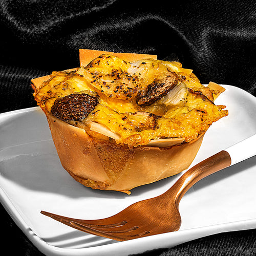 Mushroom and Swiss Quiche Cups