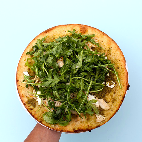 Summer Pesto Pizza
