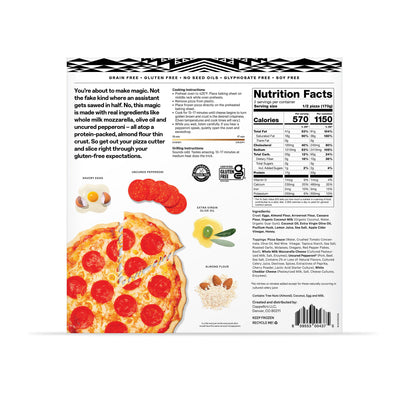 Uncured Pepperoni Pizza