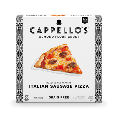 Italian Sausage Pizza w/ Roasted Red Peppers