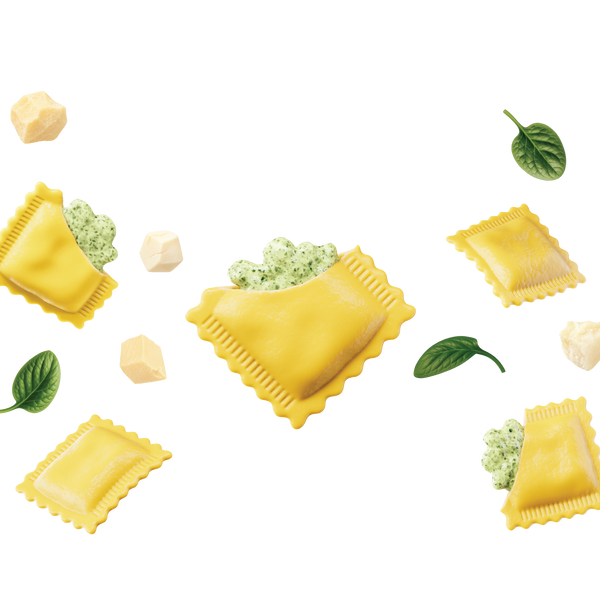 Spinach & Cheese Ravioli packaging